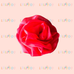 FLOR ORGANZA ROJA