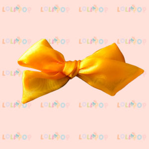 MOÑO LAZO ORGANZA AMARILLO