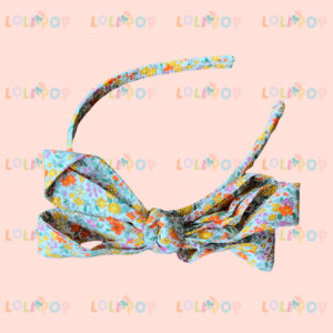 DIADEMA FLOR AMARILLO Y NARANJA