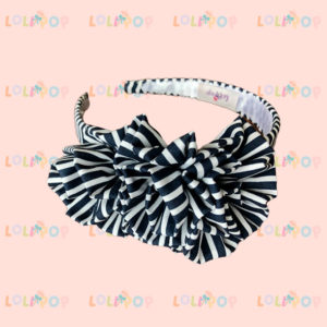 DIADEMA RAYAS AZUL MARINO