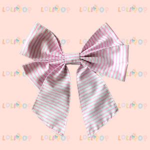 MOÑO CUADROS ROSA BEBE