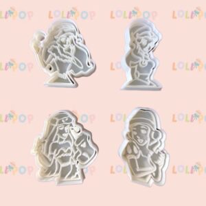 Cortadores princesas NAVIDAD