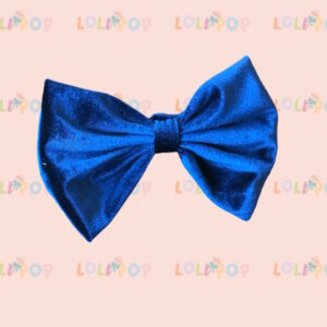 MOÑO AZUL VELVET SENCILLO