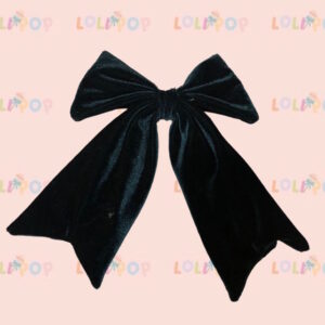 MOÑO VELVET VERDE OSCURO