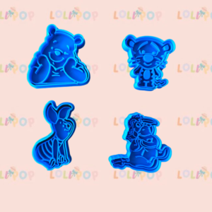 Cortadores winnie pooh 4 pzas