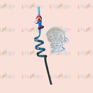 Mario popote y cortador