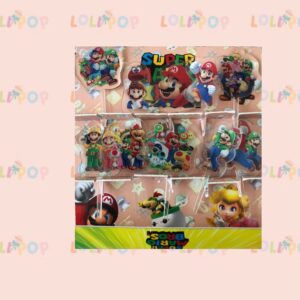 PICKS ACRILICO  MARIO BROS Y amigos