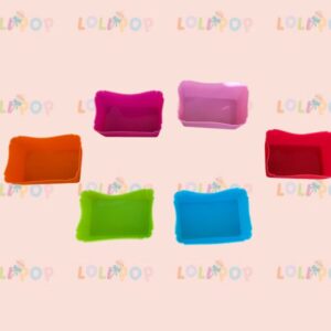 MOLDES DE SILICON RECTANGULARES (6 PZAS)