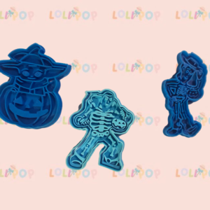 HALLOWEEN CORTADORES  BABY YODA, BUZZ Y WOODY