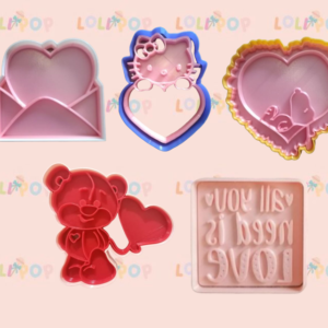 CORTADORES MIX CLASICOS Y PERSONAJES SAN VALENTIN