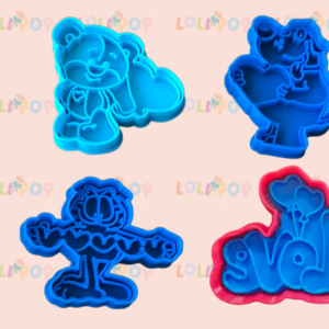 CORTADORES OSITO, PERRITO, GARFIELD SAN VALENTIN