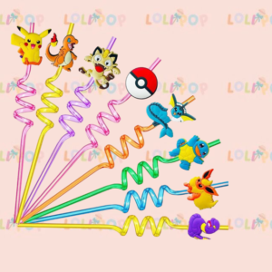 POPOTES POKEMON Y FIGURITAS DECORATIVAS (8 PZAS)