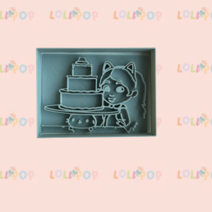 CORTADOR CUMPLEAÑOS GABBY Y LA CASA DE MUÑECAS