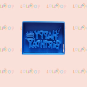 CORTADOR CUMPLEAÑOS HAPPY BIRTHDAY PASTEL