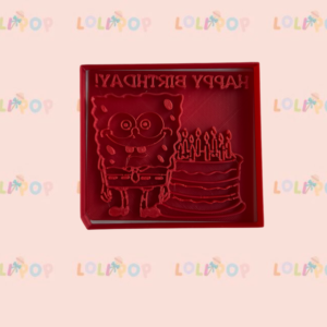 CORTADOR CUMPLEAÑOS BOB ESPONJA